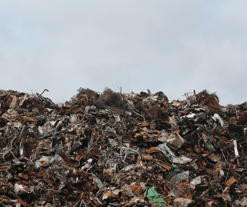 waste and rubbish mound