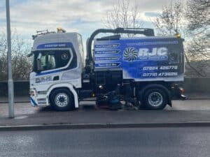 RJC branded road sweeper