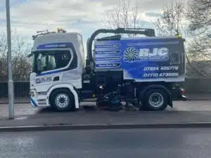 RJC branded road sweeper