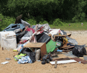 fly tipped waste