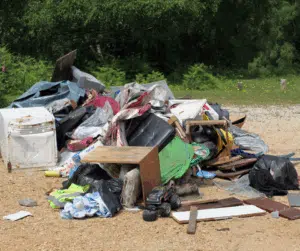 fly tipped waste