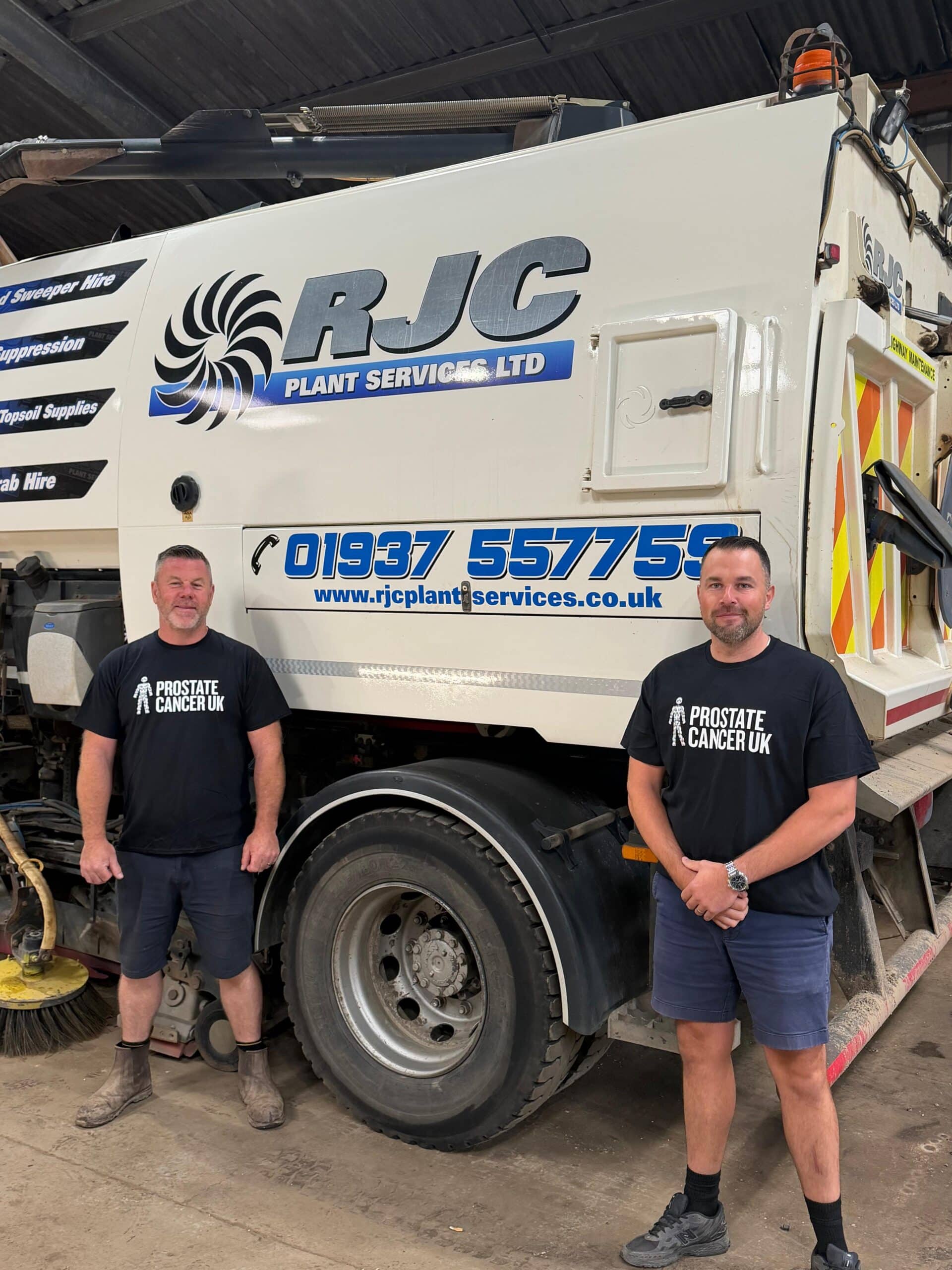 Chris Jackson and John Harrison RJC Plant Services